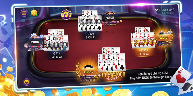 Game đánh bài Mậu Binh Xập Xám có cách chơi độc đáo